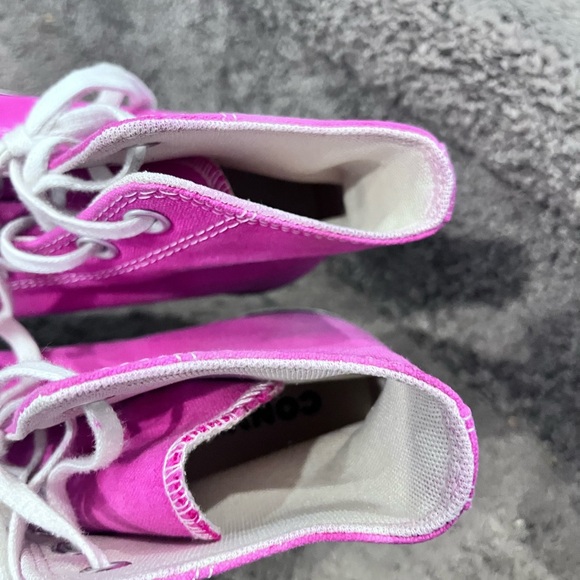 Converse Chuck Taylor All Star Lift Platform High Cerise Pink Womens Size 7.5 - Picture 7 of 8